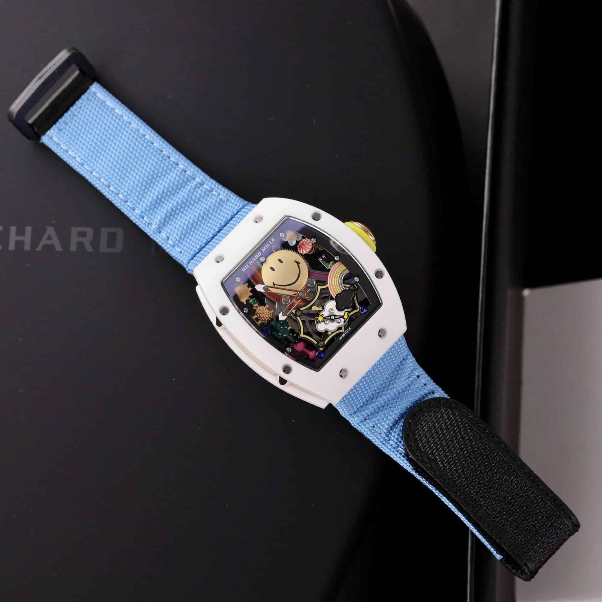 Richard Mille RM 88 Automatic Tourbillon Smiley Ceramic Replica 48.15 X 39.74 Mm - Image 2