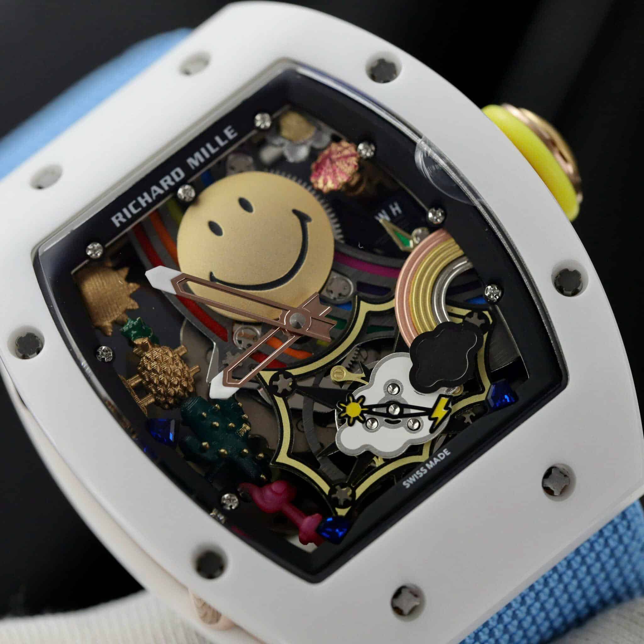 Richard Mille RM 88 Automatic Tourbillon Smiley Ceramic Replica 48.15 X 39.74 Mm - Image 4