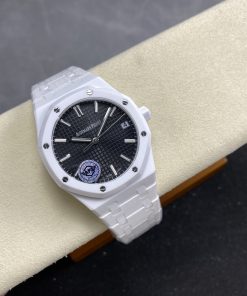 Audemars Piguet Royal Oak 15500 White Ceramic Black Dial 1:1 Super Clone APSF 41mm