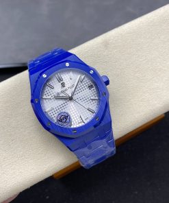 Audemars Piguet Royal Oak 15500 White Dial Blue Ceramic 1:1 Best Replica 41mm