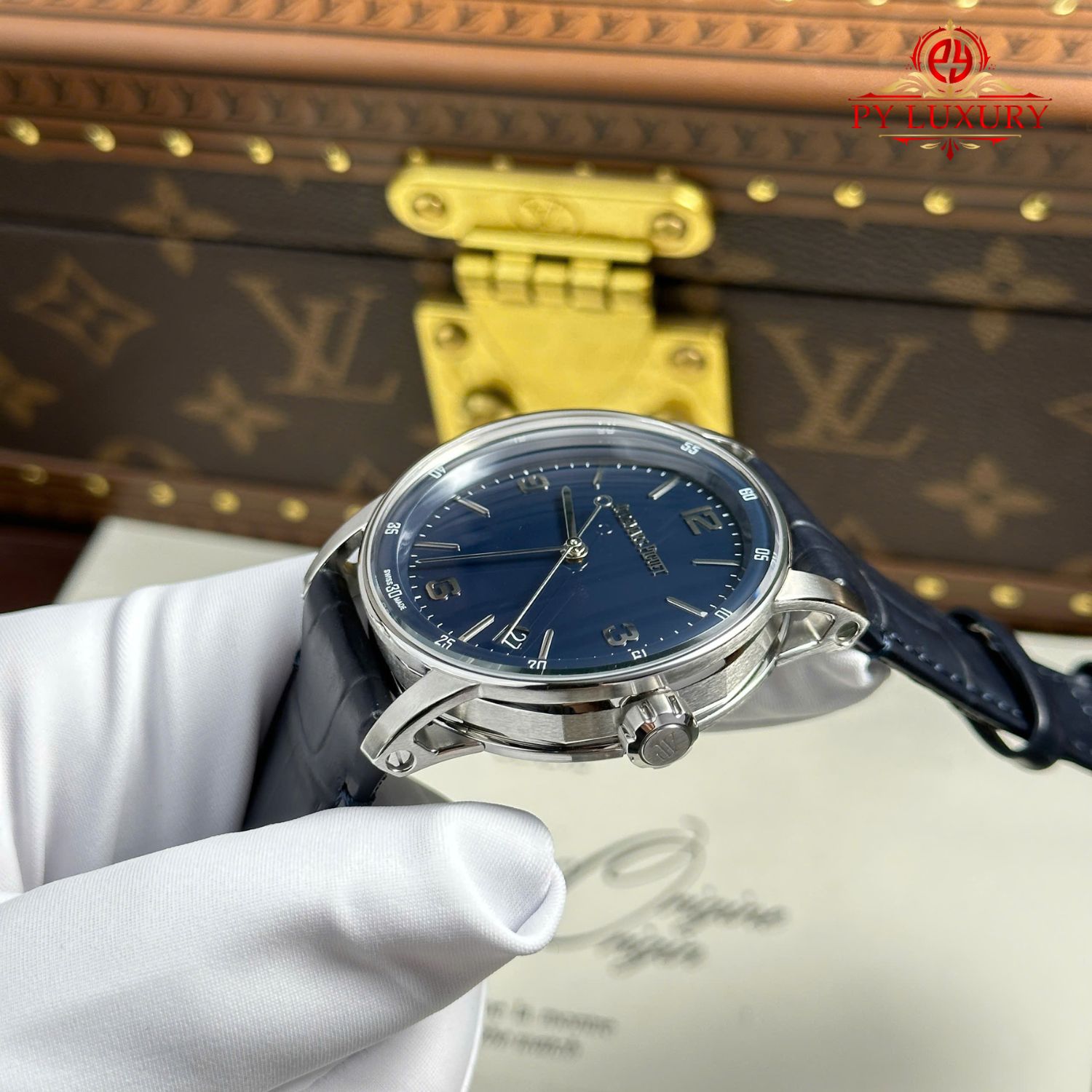 Audemars Piguet Code 11.59 Automatic 15210BC Blue Dial Leather Strap 1:1 Best Replica APSF 41mm - Image 5