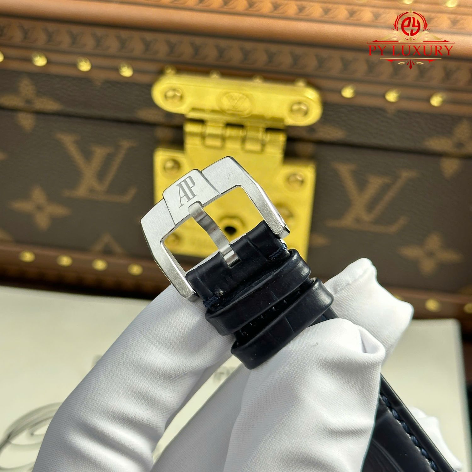 Audemars Piguet Code 11.59 Automatic 15210BC Blue Dial Leather Strap 1:1 Best Replica APSF 41mm - Image 12