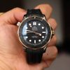 Omega Seamaster Diver 300M Black Ceramic And Sedna Gold Rubber Strap Best Replica 43.5mm