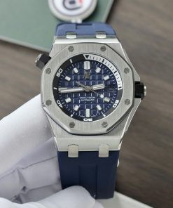 Audemars Piguet Royal Oak Offshore Diver 15720ST Blue Dial Rubber Replica IPF 42mm