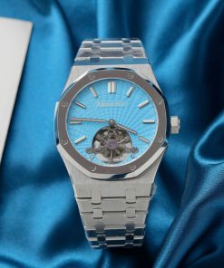 Audemars Piguet Royal Oak Tourbillon Tiffany Blue Dial Best Quality Replica 41mm