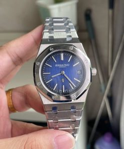 Audemars Piguet Royal Oak Jumbo Extra-thin 15202IP Blue Dial 89g Best Replica ZF 39mm
