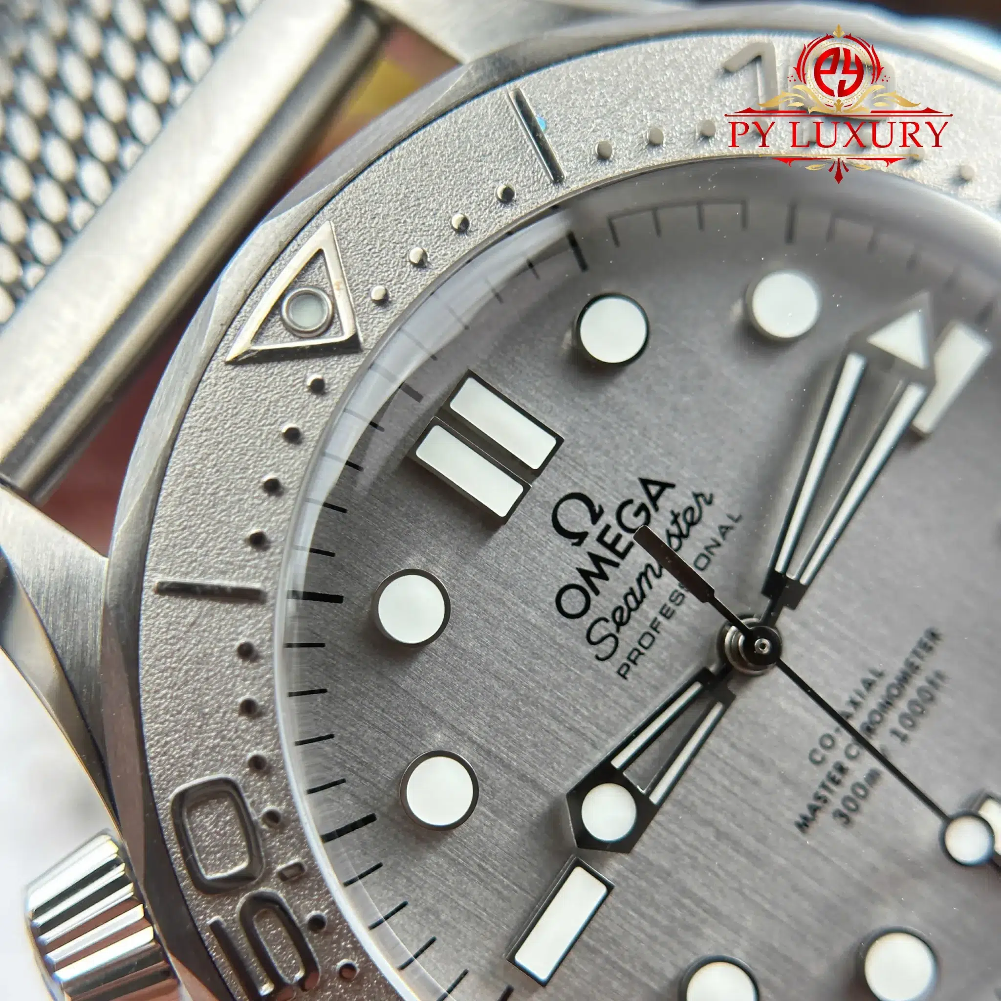 Omega Seamaster Diver 300M Steel No-Date Grey Dial 1:1 Best Replica VSF 42mm - Image 6
