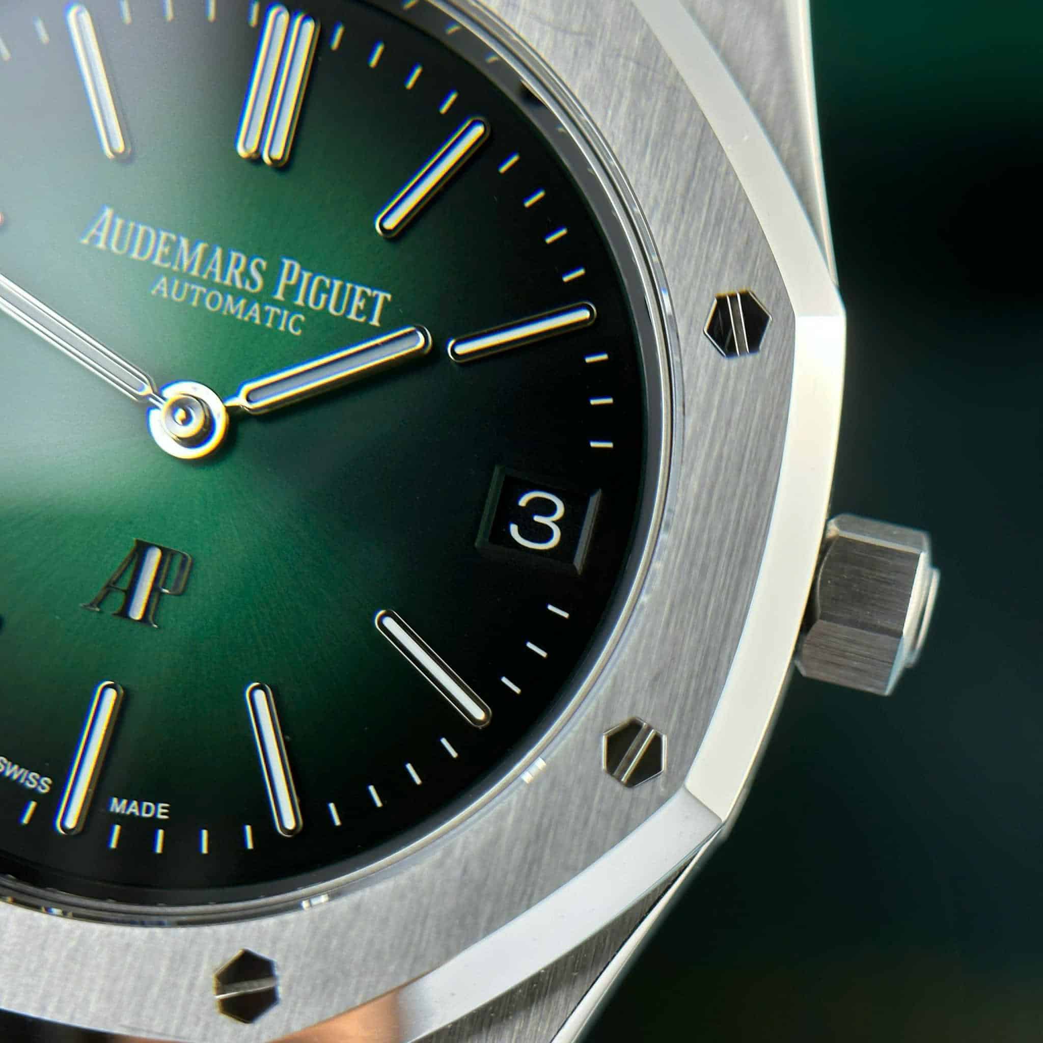 Audemars Piguet Royal Oak 16202PT Smoked Green Dial Best Replica ZF 39mm - Image 6