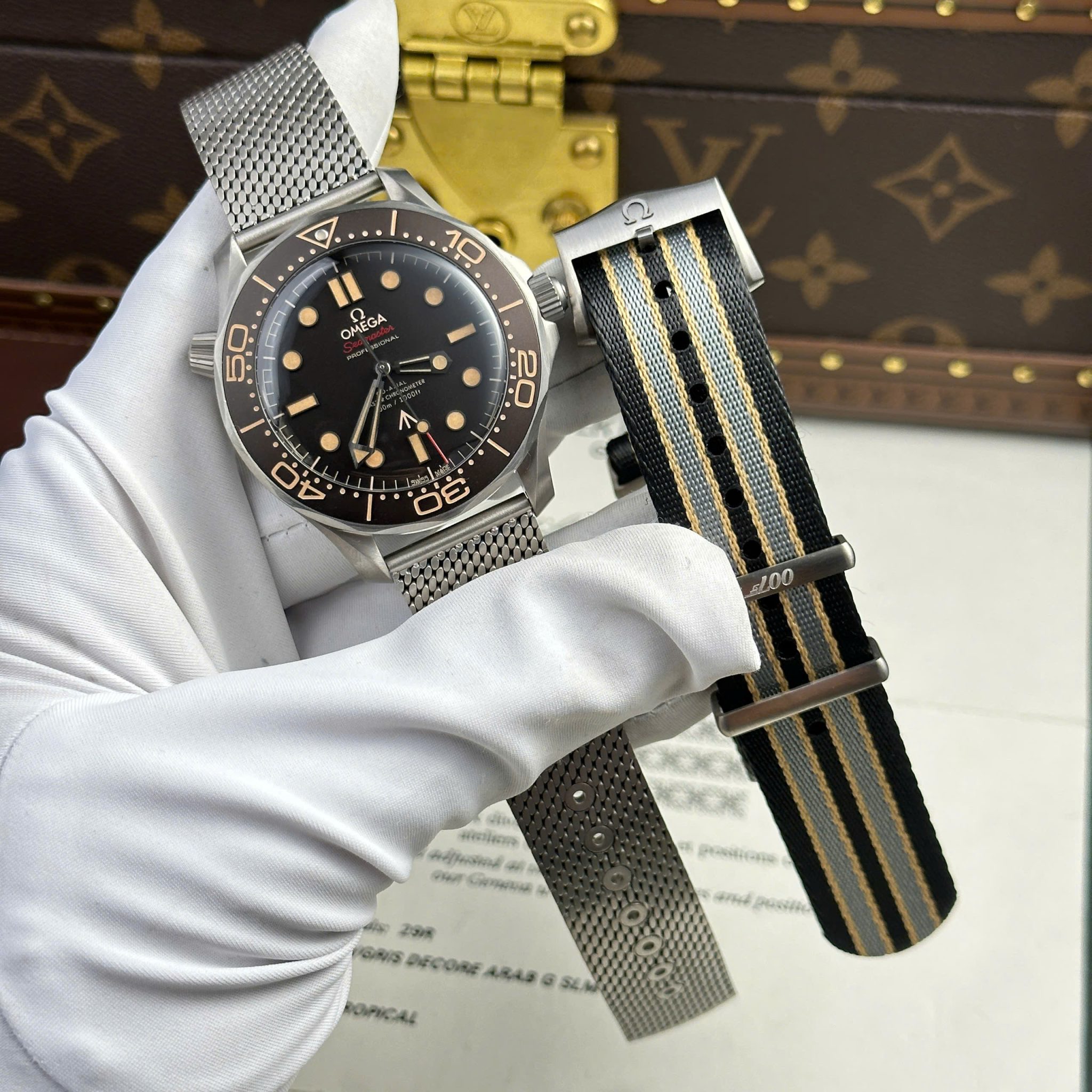 Omega Seamaster James Bond 007 No Time To Die Titanium Best Replica VSF 42mm - Image 2