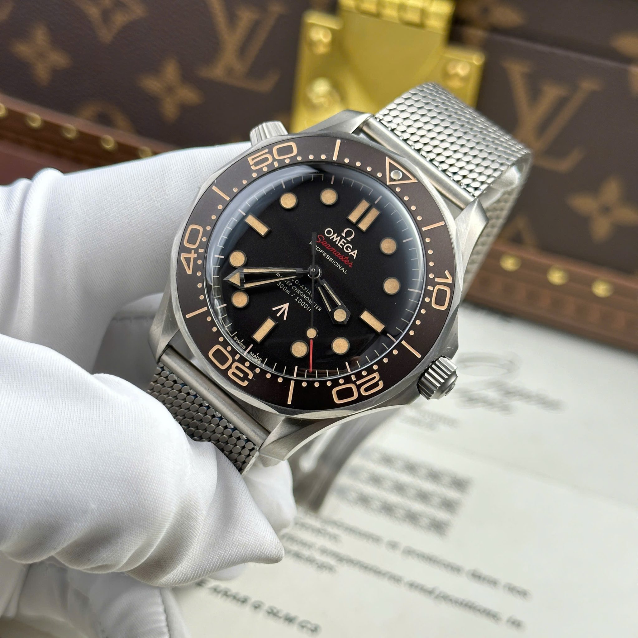 Omega Seamaster James Bond 007 No Time To Die Titanium Best Replica VSF 42mm - Image 3