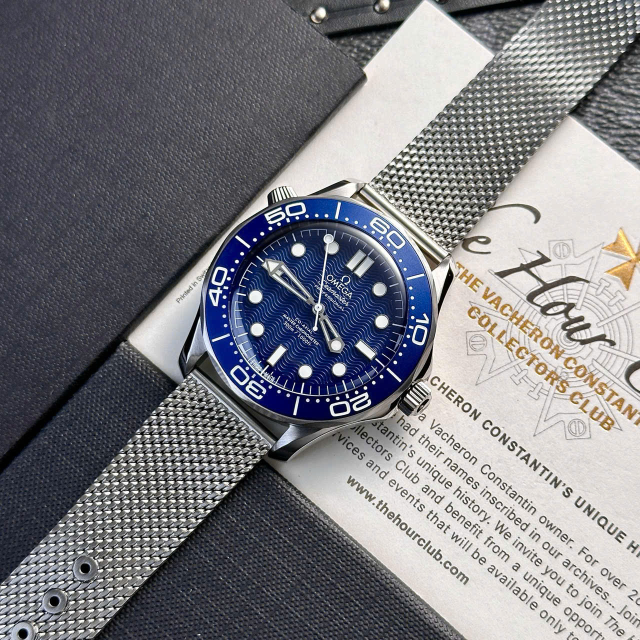 Omega Seamaster Diver 300M James Bond 60th Anniversary Blue Dial Best Replica VSF 42mm - Image 3