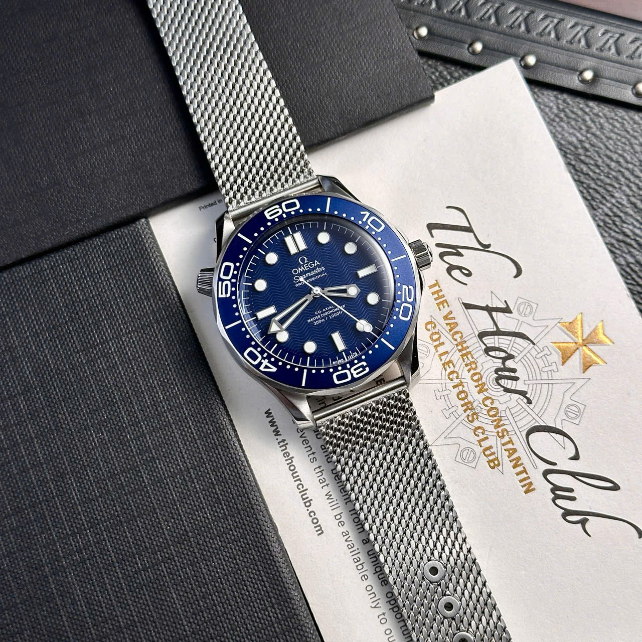 Omega Seamaster Diver 300M James Bond 60th Anniversary Blue Dial Best Replica VSF 42mm - Image 4