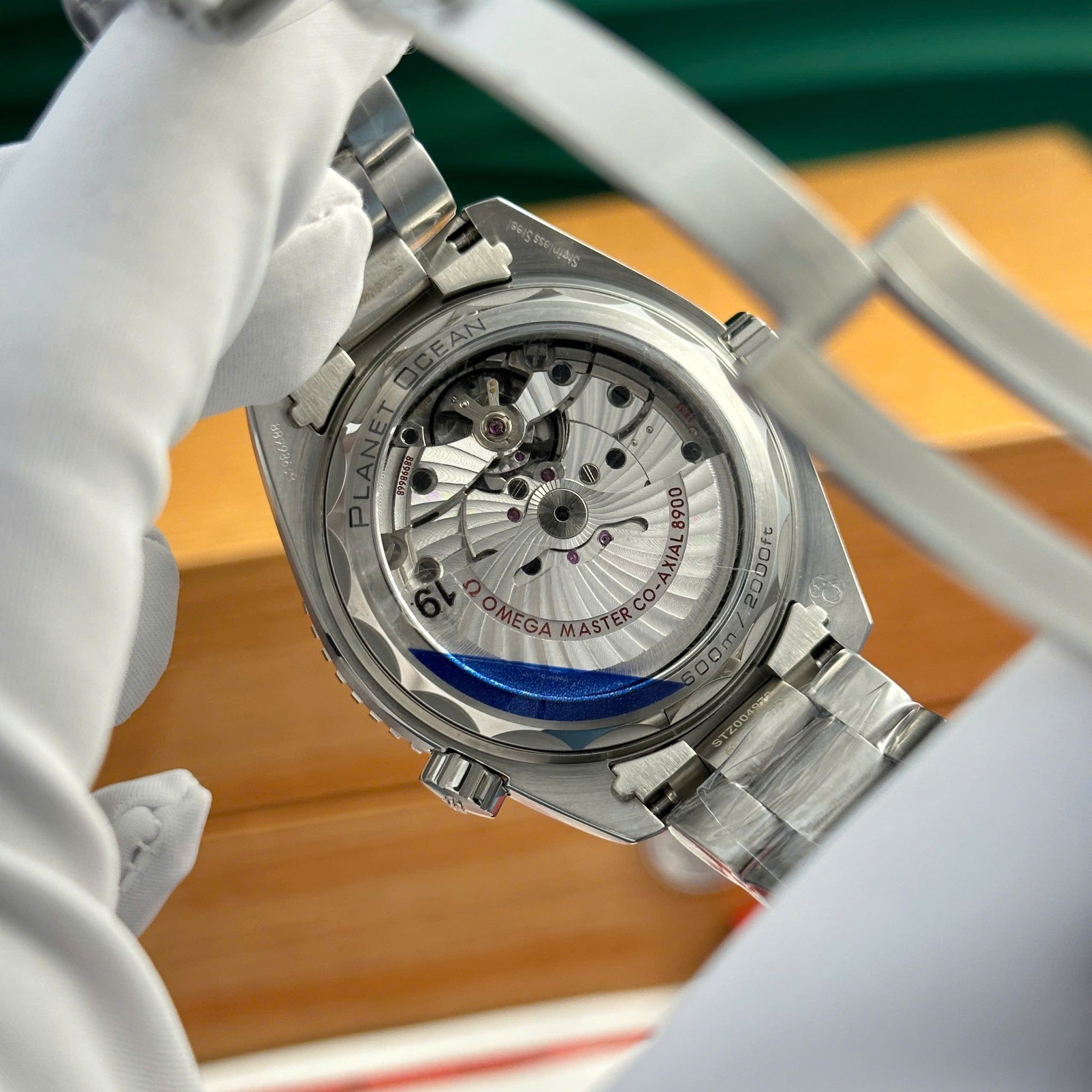 Omega Seamaster Planet Ocean 6000M Black Dial Steel Bracelet Super Clone VSF 43.5mm - Image 8