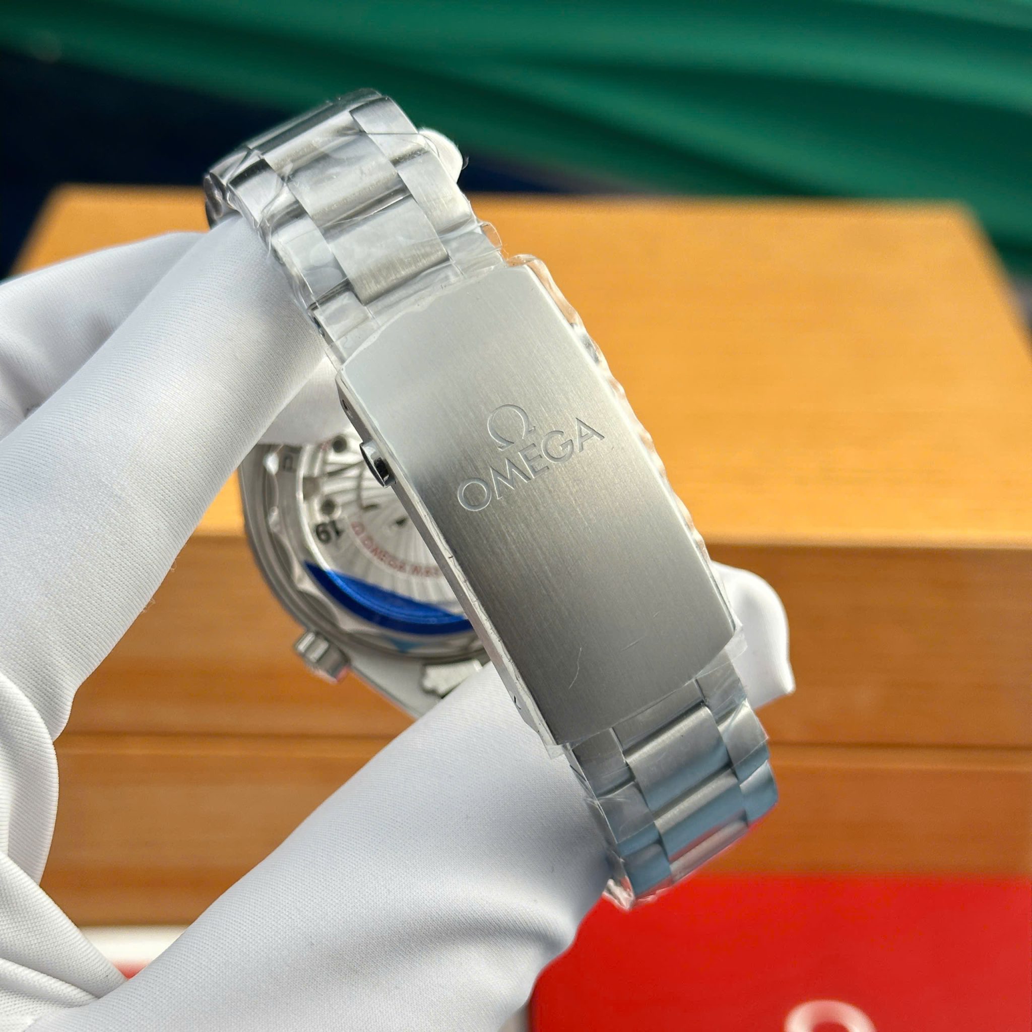 Omega Seamaster Planet Ocean 6000M Black Dial Steel Bracelet Super Clone VSF 43.5mm - Image 11