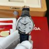 Omega De Ville Prestige Power Reserve Grey Dial Blue Leather Strap Best Clone 39.5mm