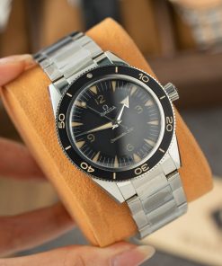 Omega Seamaster 300 Heritage Black Dial Steel Bracelet Best Replica VSF 41mm