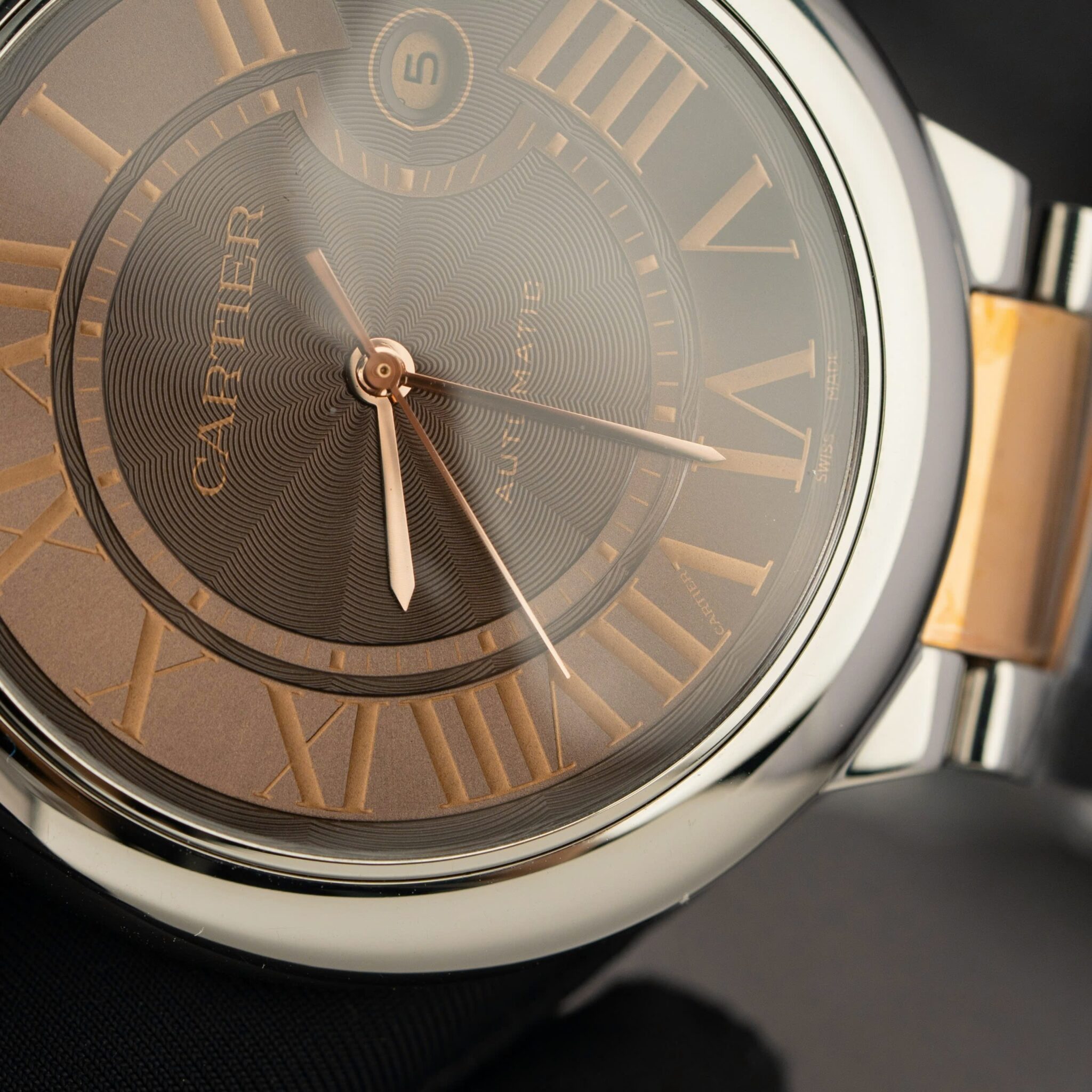 Cartier Ballon Bleu W6920032 Two Tone Brown Dial Best Replica AF 42mm - Image 3