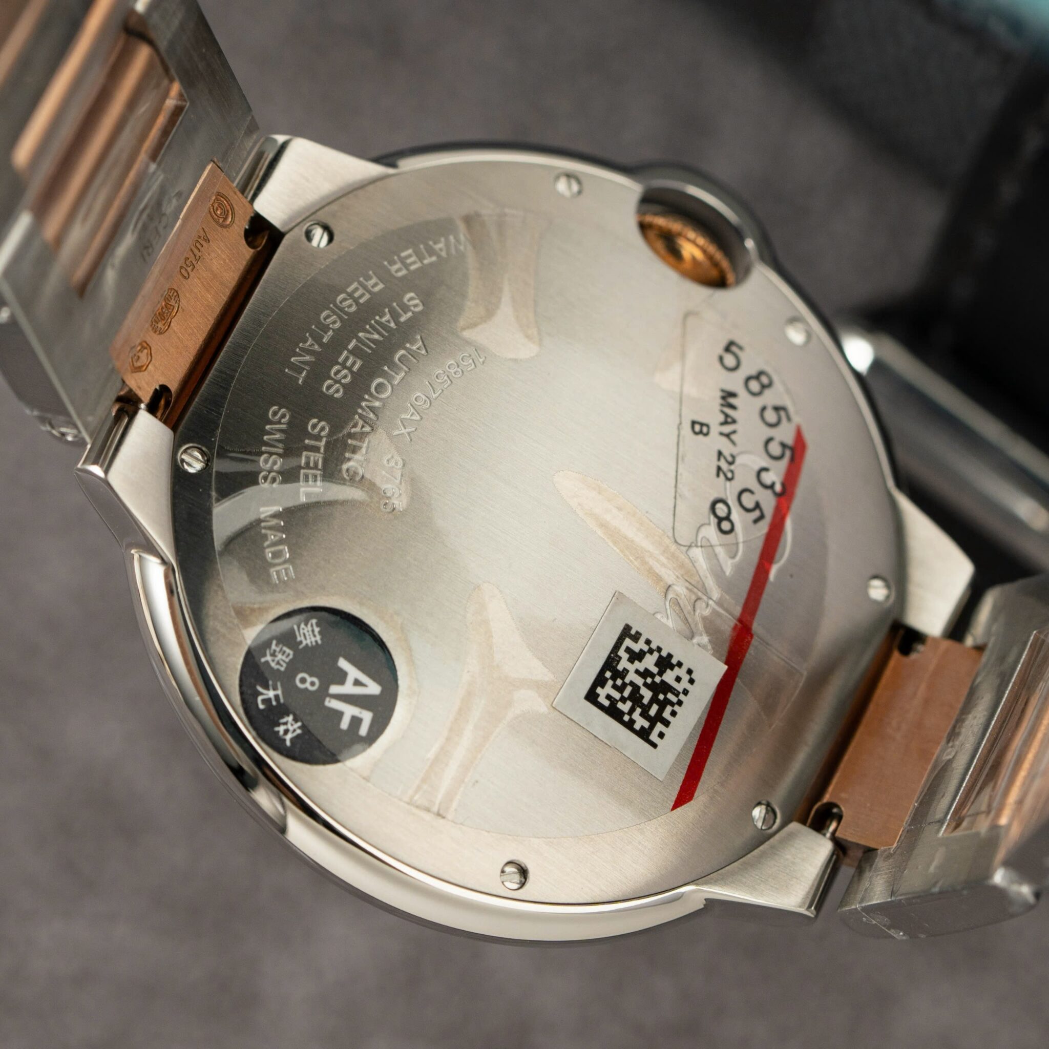 Cartier Ballon Bleu W6920032 Two Tone Brown Dial Best Replica AF 42mm - Image 8