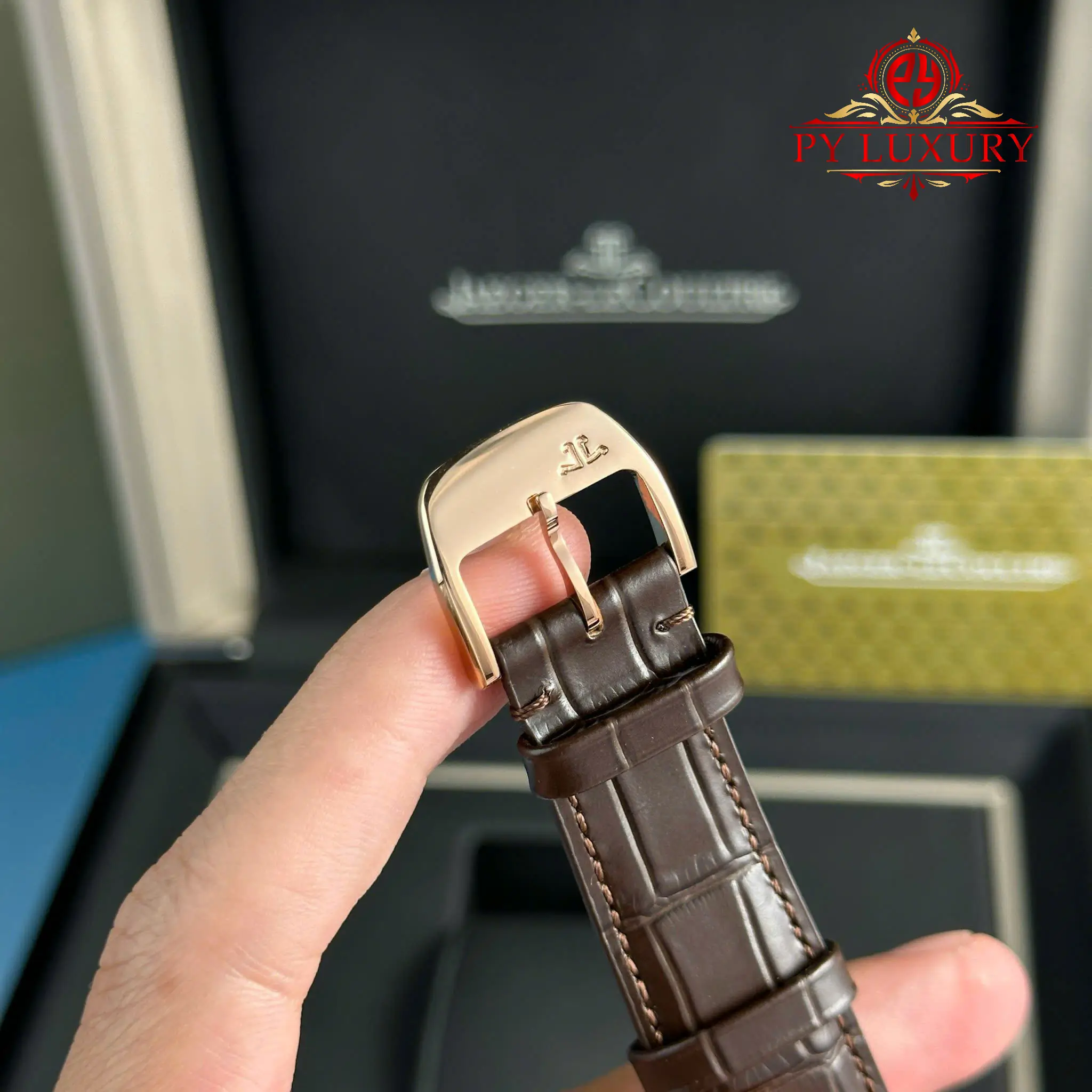 Jaeger-LeCoultre Master Ultra Thin Moon Q1362503 Rose Gold White Dial Diamond Bezel Best Replica APSF 39mm - Image 9