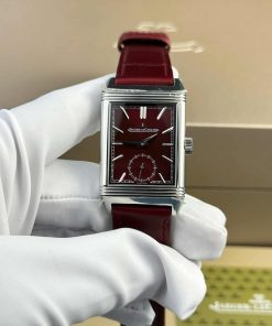 Jaeger-LeCoultre Reverso Tribute Monoface Small Seconds Q397846J Wine-red Dial Best Replica MGF 45.6x27.4mm