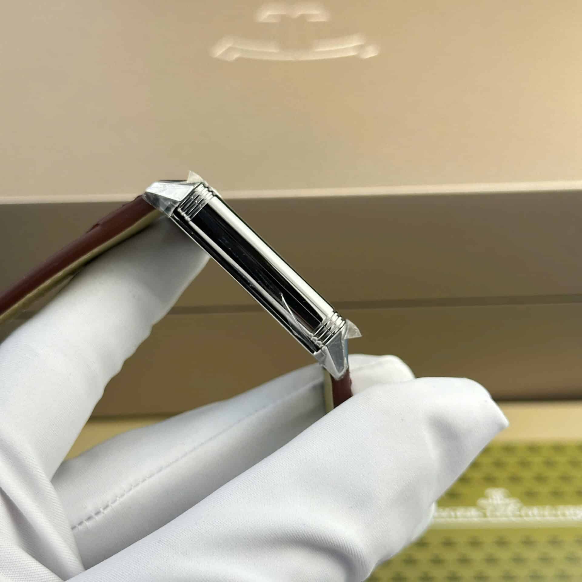 Jaeger-LeCoultre Reverso Tribute Monoface Small Seconds Q397846J Wine-red Dial Best Replica MGF 45.6x27.4mm - Image 6