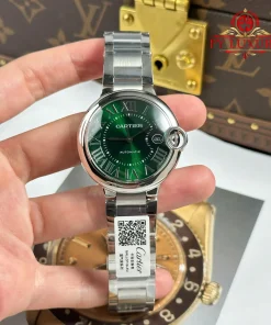 Cartier Ballon Bleu De Cartier CRWSBB0071 Green Dial Best Replica AF 40mm