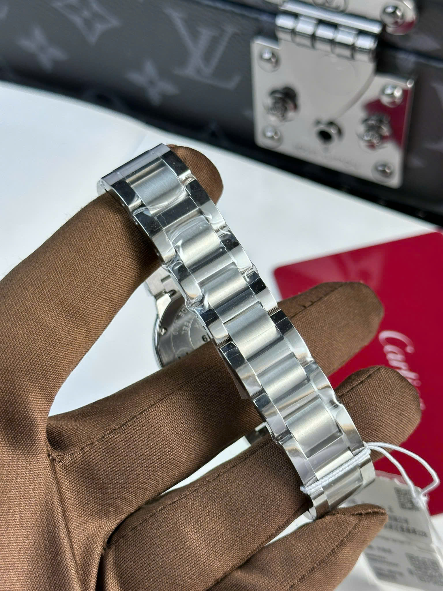 Cartier Ballon Bleu WSBB0067 Silvered Opaline Dial Quartz Best Replica AF 28mm - Image 10