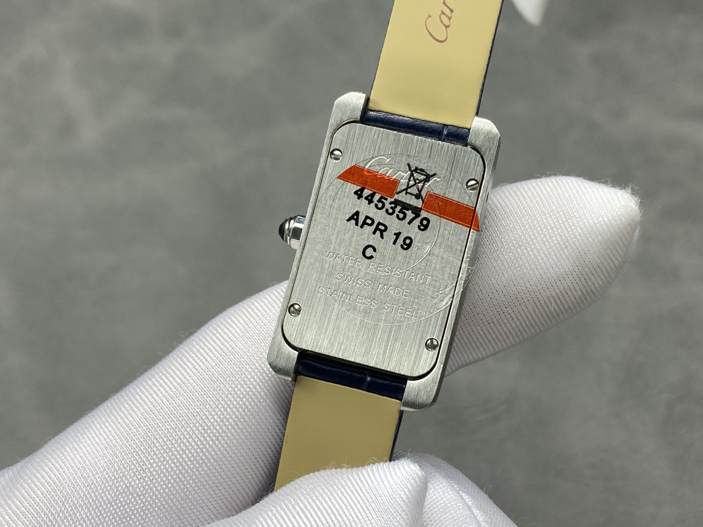 Cartier Tank Américaine WSTA0117 Steel Silver Dial Small Model Leather Strap Best Replica 35.4 Mm X 19.4 Mm - Image 7