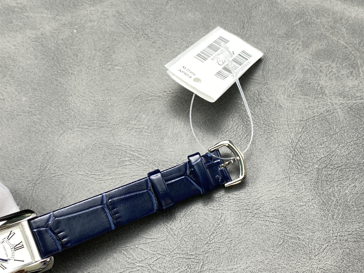 Cartier Tank Américaine WSTA0117 Steel Silver Dial Small Model Leather Strap Best Replica 35.4 Mm X 19.4 Mm - Image 8