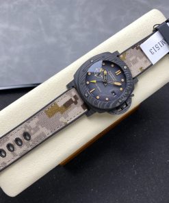 Panerai Submersible QuarantaQuattro GMT Navy SEALs Carbotech PAM1513 Black Dial 1:1 Best Replica VSF 44mm