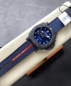 Panerai Submersible QuarantaQuattro Luna Rossa Ti-Ceramitech PAM1466 Blue Dial 1:1 Best Replica VSF 44mm