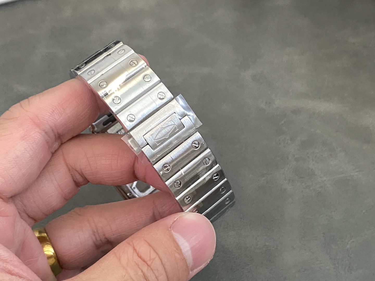 Cartier Santos Skeleton WHSA0015 Large Model Best Replica THBF 39.8mm - Image 8