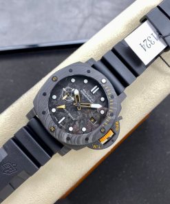 Panerai Submersible GMT Carbotech Navy Seals PAM 1324 Black Carbon Rubber Strap Best Replica VSF 44mm