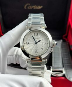 Cartier Pasha De Cartier WSPA0009 Steel White Dial Best Replica BVF 41mm