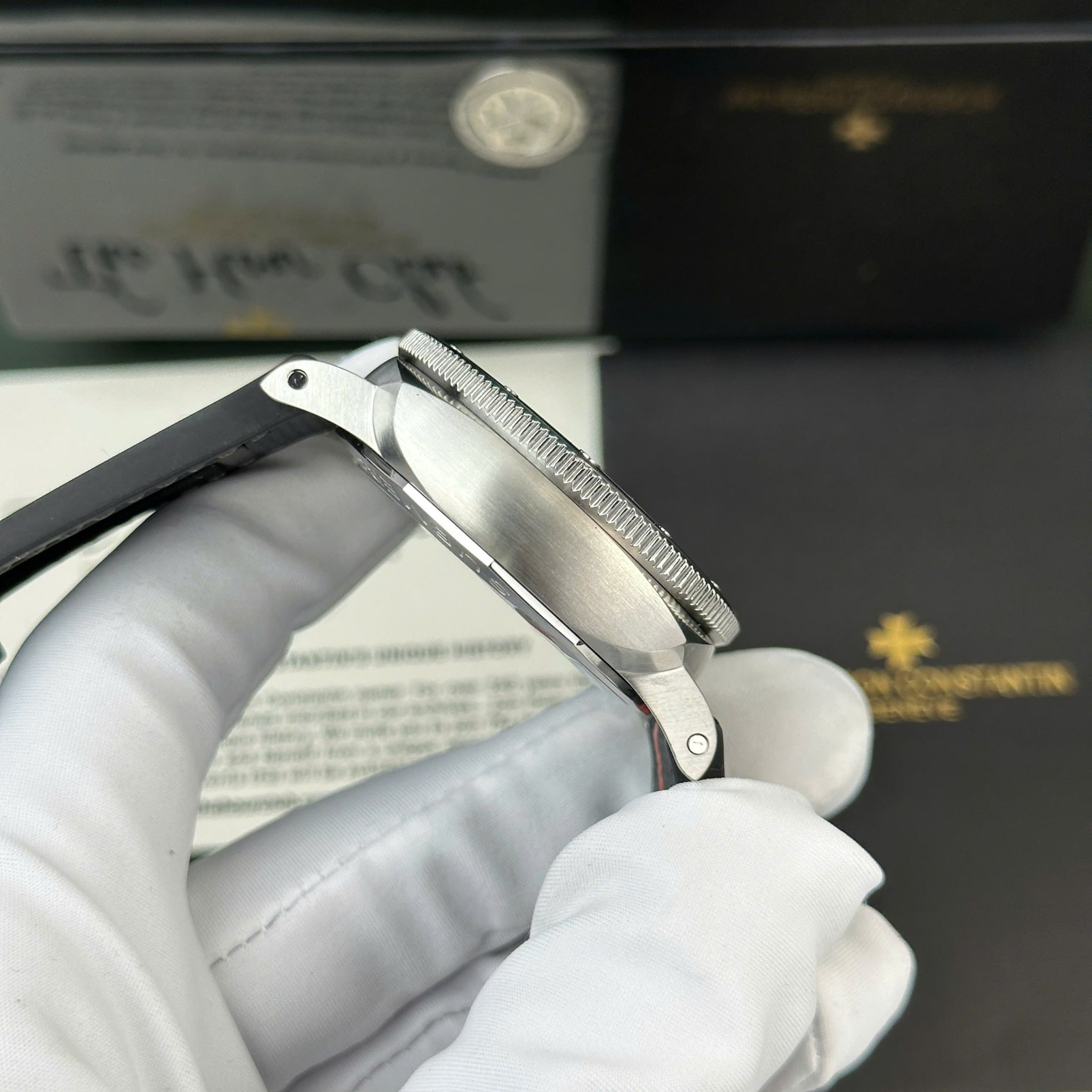 Panerai Submersible Luna Rossa PAM01579 White Dial Leather Strap Best Replica VSF 42mm - Image 6