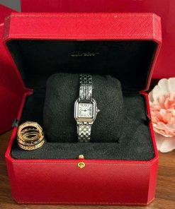 Cartier Panthère De Cartier Steel Small Model White Dial Best Replica BVF 23mm X 30mm