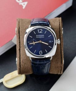 Panerai Radiomir Quaranta Blue Dial Leather Strap PAM01293 1:1 Best Replica VSF 40mm