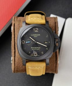 Panerai Luminor 1950 3 Days GMT Ceramic Black Dial PAM01441 1:1 Best Replica VSF 44mm