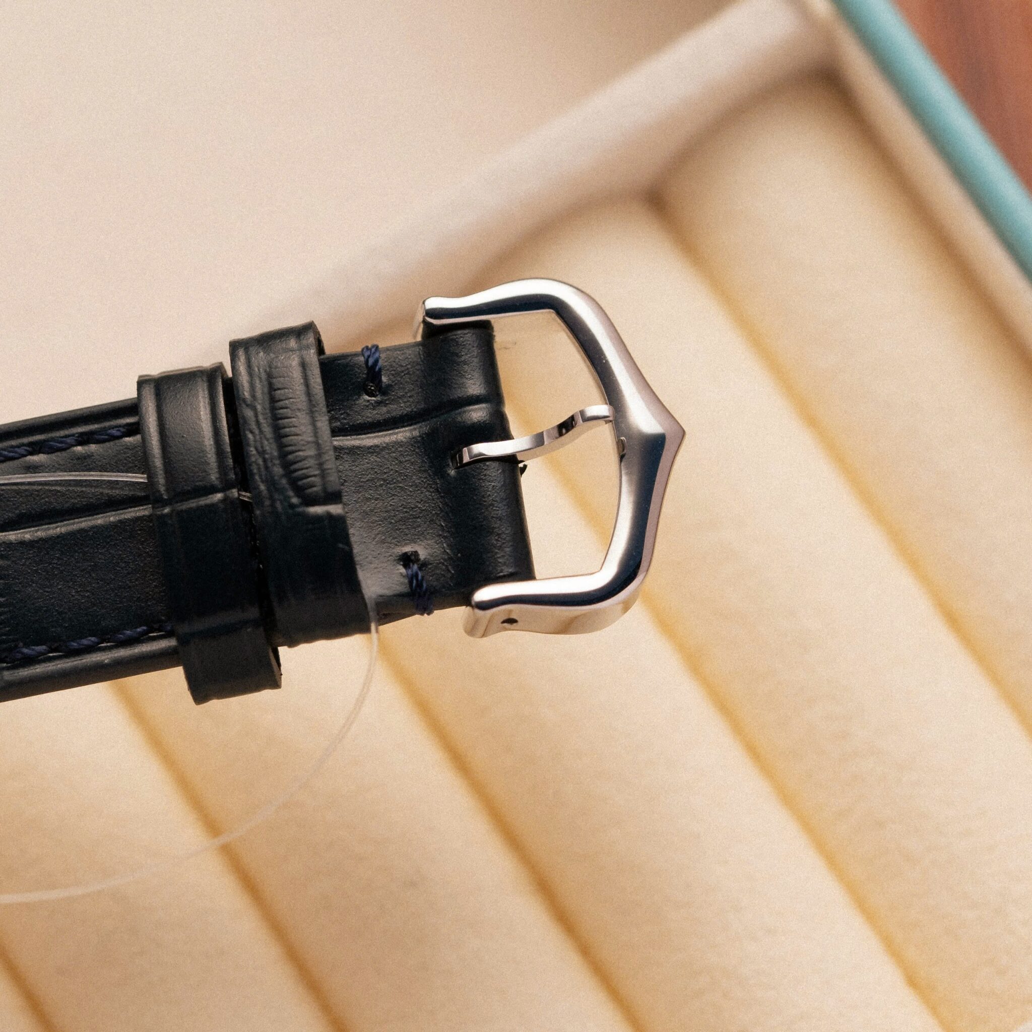 Cartier Santos Dumont CRW2SA0011 Two Tone Silver Dial Leather Strap Replica BVF 38mm X 27.5mm - Image 7