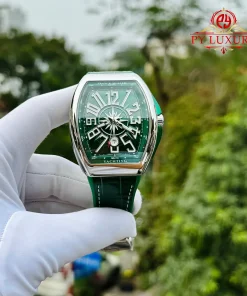 Franck Muller Vanguard V45 Yachting Green Dial Leather Strap 1:1 Replica ABF 45mm