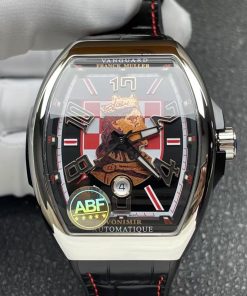 Franck Muller Vanguard V45 Croatia ZVONIMIR Steel Leather Strap 1:1 Best Copy ABF 45mm