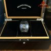 Franck Muller Grand Central Tourbillon Black Carbon Arabic Dial Best Replica 44mm