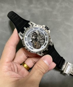 Roger Dubuis Excalibur Spider Tourbillon Volant Squelette RDDBEX0479 Best Replica 45mm