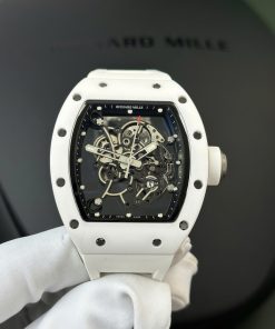 Richard Mille RM055 Bubba Watson White Ceramic Best Replica BBR V4 42.7mm