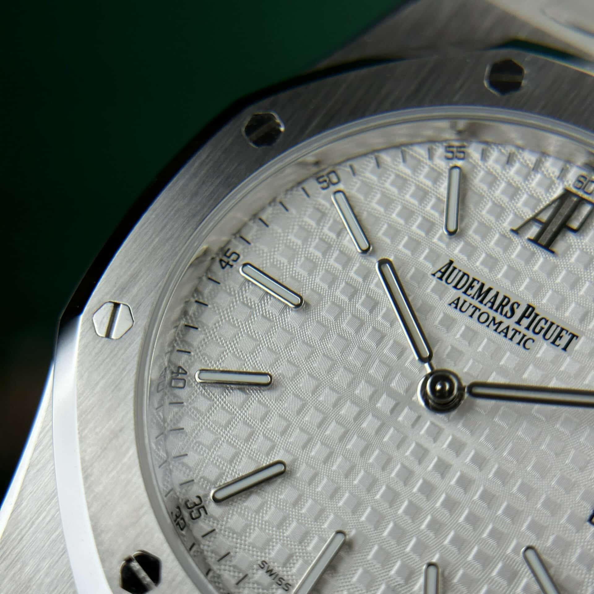 Audemars Piguet Royal Oak Jumbo Extra Thin 15202ST White Guilloche Dial Replica 39mm - Image 7