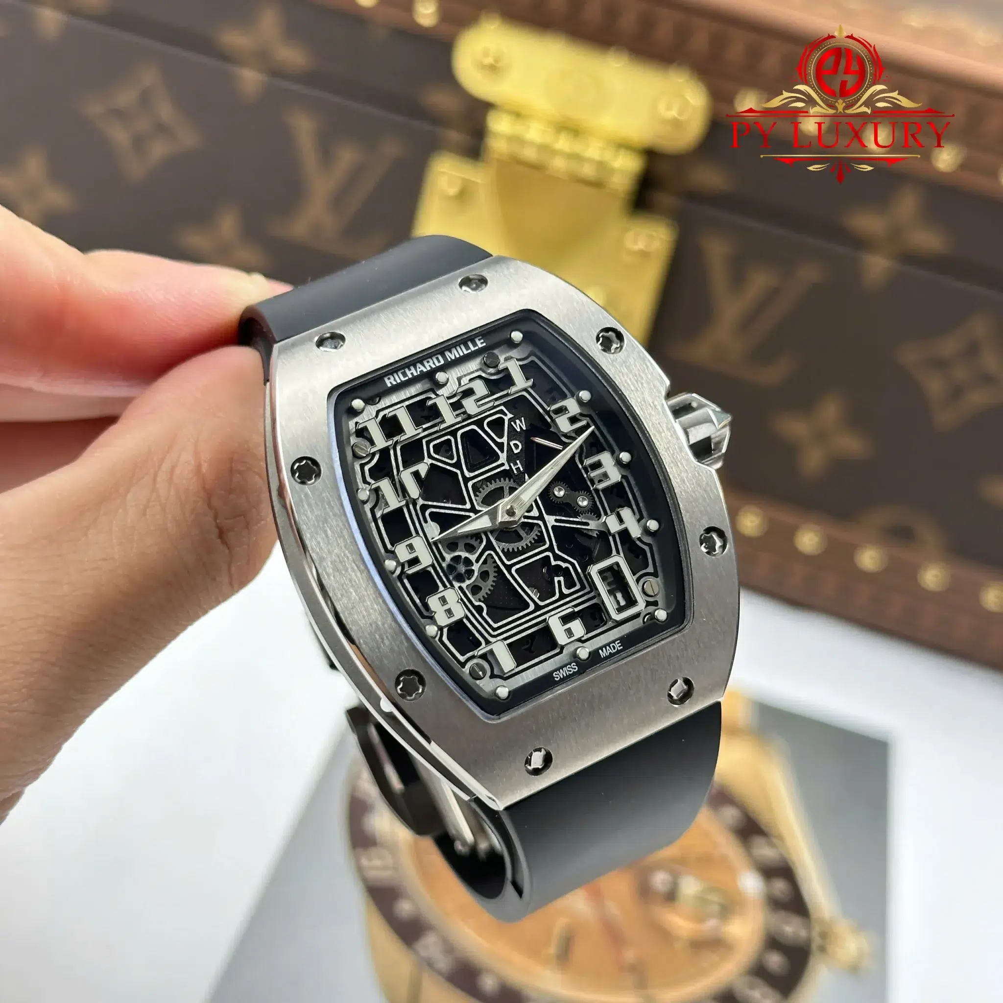 Richard Mille RM67-01 Titanium Extra-Flat Rubber Band Best Replica 38.7mm X 47.5mm - Image 5