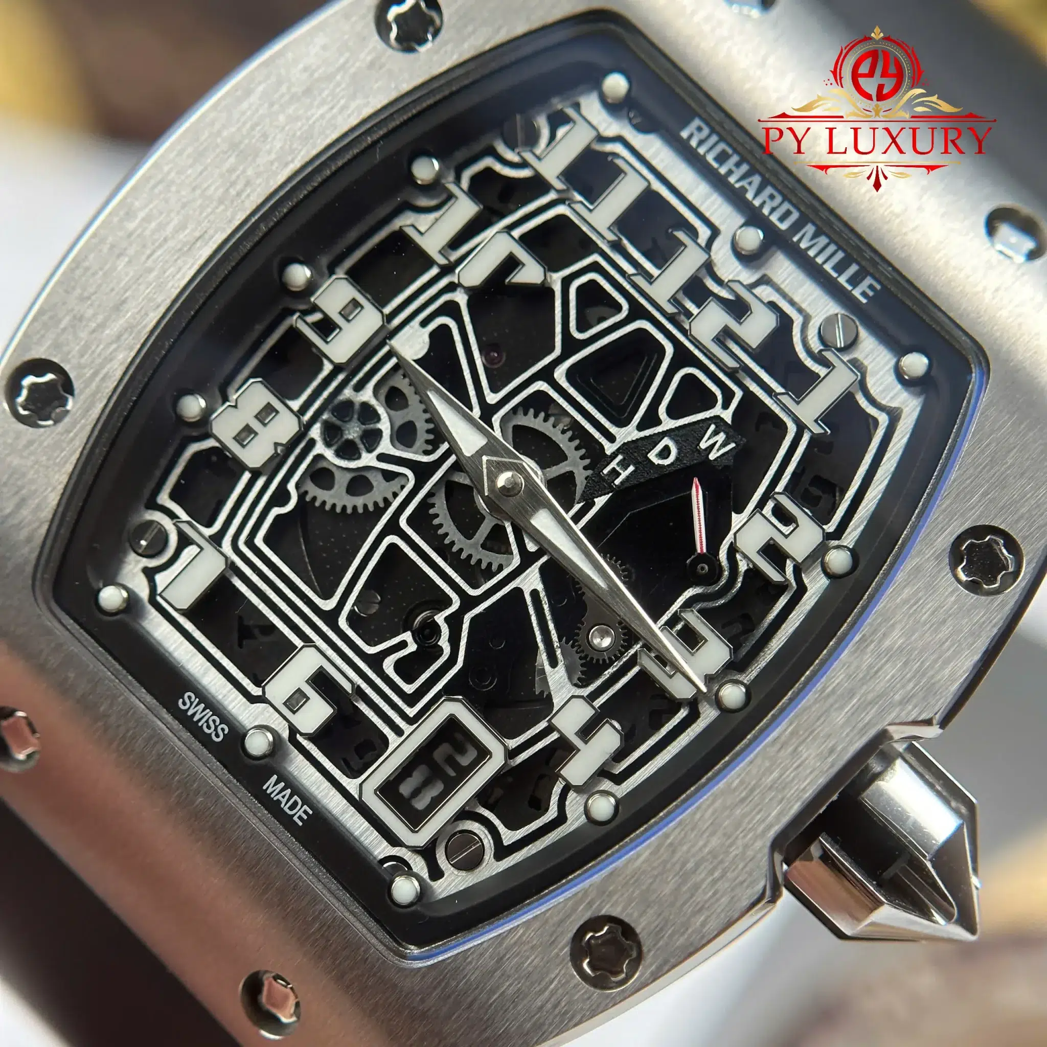 Richard Mille RM67-01 Titanium Extra-Flat Rubber Band Best Replica 38.7mm X 47.5mm - Image 6