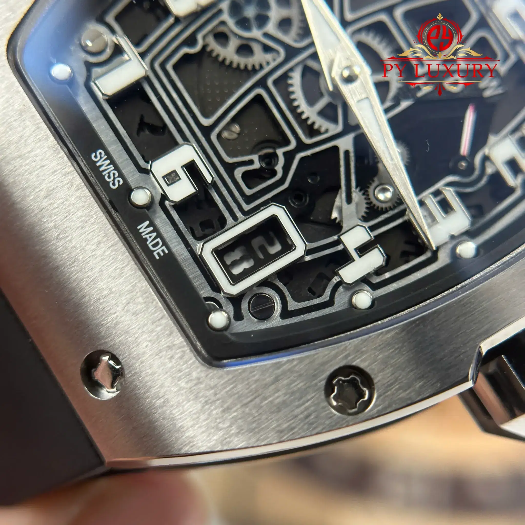 Richard Mille RM67-01 Titanium Extra-Flat Rubber Band Best Replica 38.7mm X 47.5mm - Image 8