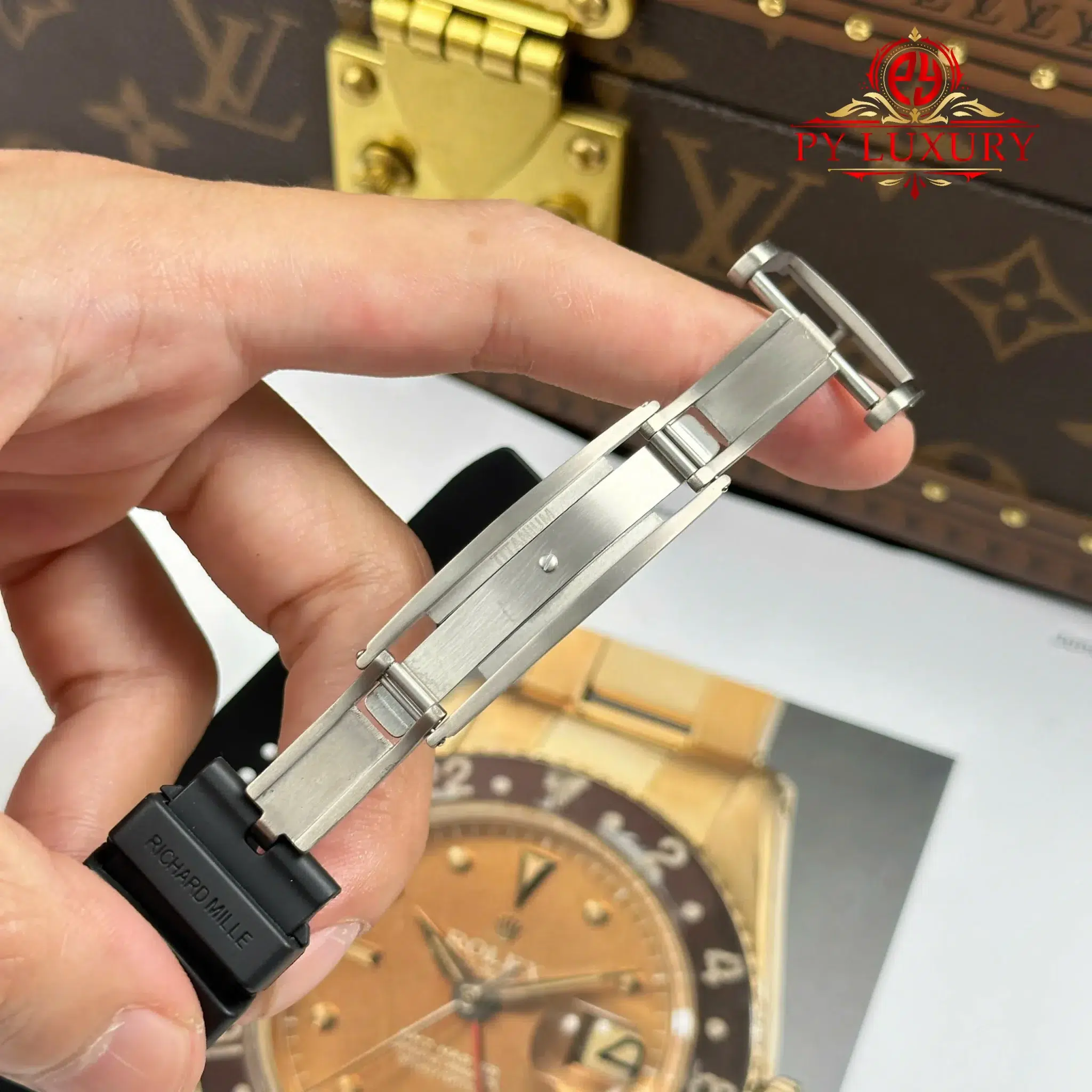 Richard Mille RM67-01 Titanium Extra-Flat Rubber Band Best Replica 38.7mm X 47.5mm - Image 12