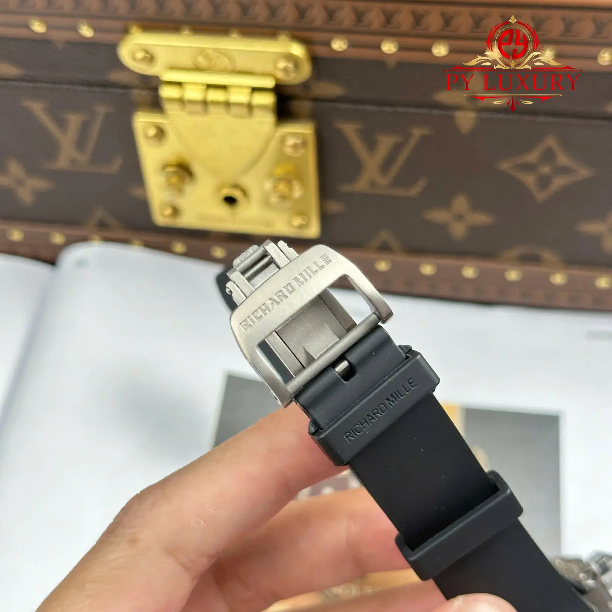 Richard Mille RM67-01 Titanium Extra-Flat Rubber Band Best Replica 38.7mm X 47.5mm - Image 13